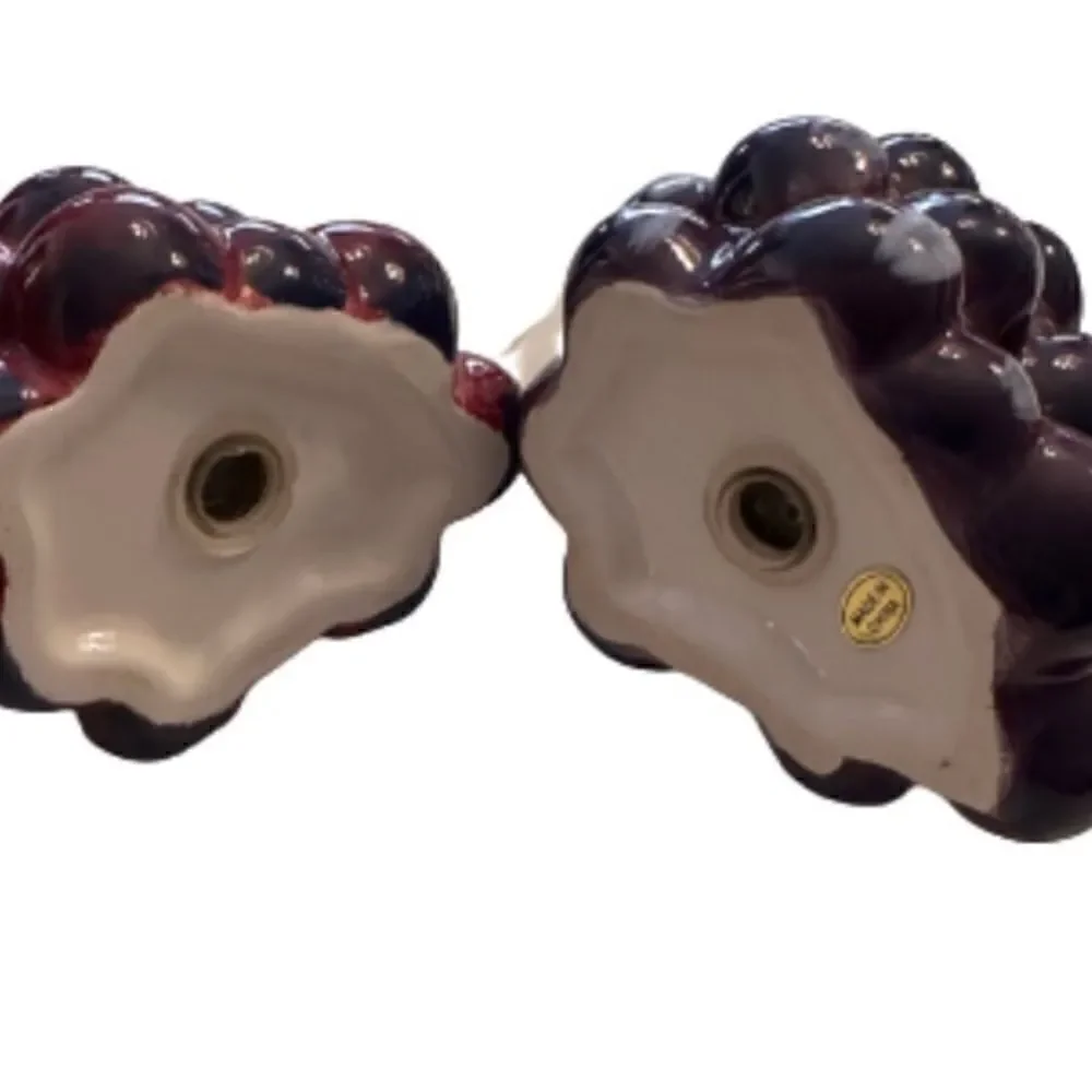 Noble Excellence Meritage Salt & Pepper Shakers Red& Purple. Dillard